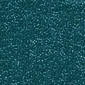 11/0 Miyuki Seed Beads #1424 Silver Lined Teal 22g