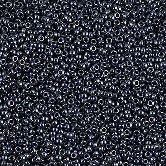 15/0 Miyuki Seed Beads #0451 Gunmetal 8.2g