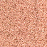 15/0 Miyuki Seed Beads #0596 Opaque Peach Luster 8.2g