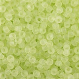 11/0 Toho Seed Beads #15F Transparent Frosted Citrus Spritz 8-9g Vial