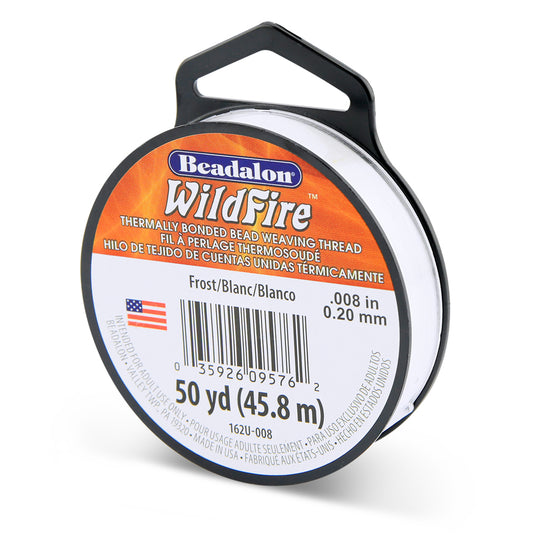 Wildfire Beading Thread 12lb White 50yd