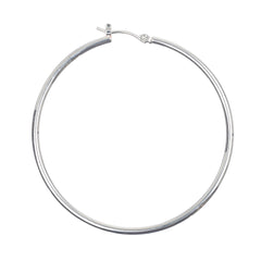 55mm Nickel Round Hoop Earrings 10/pk