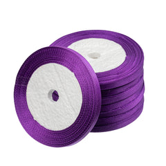 1/4" Satin Ribbon Purple 25yd