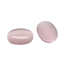 Cat Eye Cabochon Oval 18x13mm Thistle 10/pk