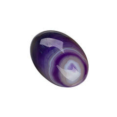 Gemstone Cabs, Oval 13x18mm Agate Purple (Natural/Dyed) 2/pk