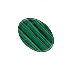 Gemstone Cabs, Oval 13x18mm Malachite (Synthetic/Dyed) 2/pk