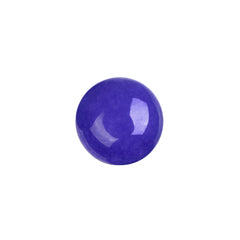 Gemstone Cabs, Round 12mm Jade Blue (Natural/Dyed) 2/pk