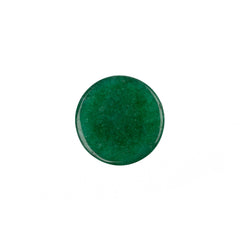 Gemstone Cabs, Round 12mm Jade Sea Green (Natural/Dyed) 2/pk