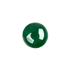 Gemstone Cabs, Round 12mm Jade Sea Green (Natural/Dyed) 2/pk