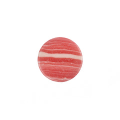 Gemstone Cabs, Round 12mm Rhodochrosite (Synthetic/Dyed) 2/pk