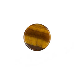 Gemstone Cabochon Round 12mm Tiger Eye (Natural) 2/pk