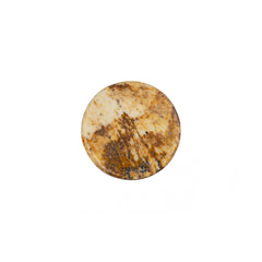 Gemstone Cabs, Round 12mm Rose Picture Jasper (Natural) 2/pk