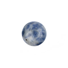 Gemstone Cabs, Round 12mm Blue Spot Jasper (Natural) 2/pk