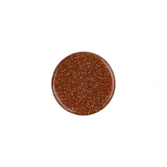 Gemstone Cabs, Round 12mm Goldstone (Synthetic) 2/pk