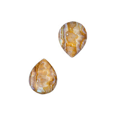 Paua Shell Cabochons, Teardrop 8x10mm 2/pk