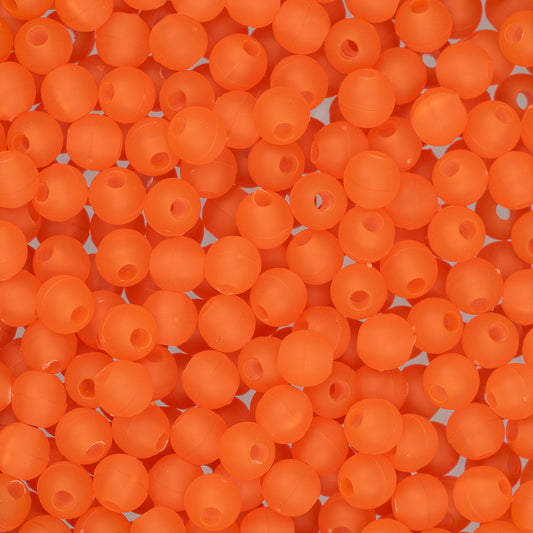 5mm Round Frosted Hyacinth Fishing Beads Approx 1000/pk