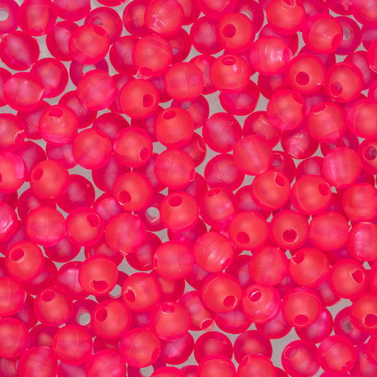 Round Fishing Beads 5mm Matte Oiled Hot Pink Approx 1000/pk