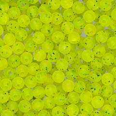 5mm Round Frosted Lure Yellow Fishing Beads Approx 1000/pk