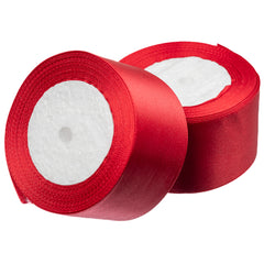 2" Satin Ribbon Dark Red 25yd