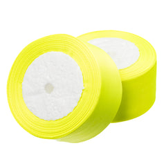 2" Satin Ribbon Yellow Green 25yd