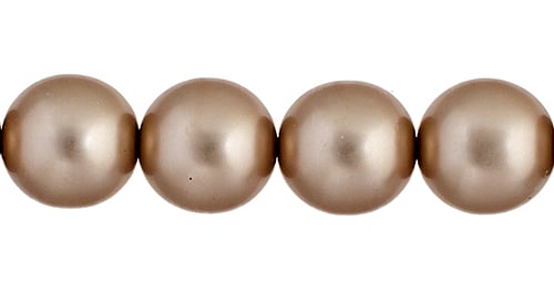 Czech Glass Pearls 8mm Platinum 22/Strand