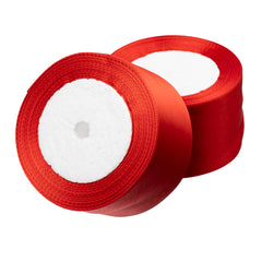 2" Satin Ribbon Red 25yd