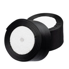 2" Satin Ribbon Black 25yd