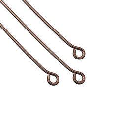 Eye Pins 1" Antique Copper 50/pk