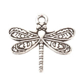 Dragonfly Metal Charm 19x21mm 5/pk
