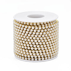Metal Pearl Banding 4mm Gold 10yd/pk
