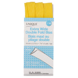Extra Wide Double Fold Bias Tape Canary 3yds