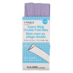 Extra Wide Double Fold Bias Tape Lavender 3yds
