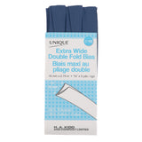 Extra Wide Double Fold Bias Tape Stone Blue 3yds