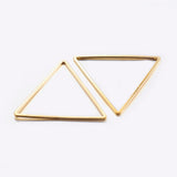 Links Triangle 18x20mm Gold 50/pk