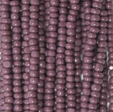 13/0 Czech Charlottes #23040 Opaque Amethyst 12str/Hank