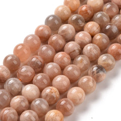 10mm Sunstone (Natural) Beads 15-16" Strand