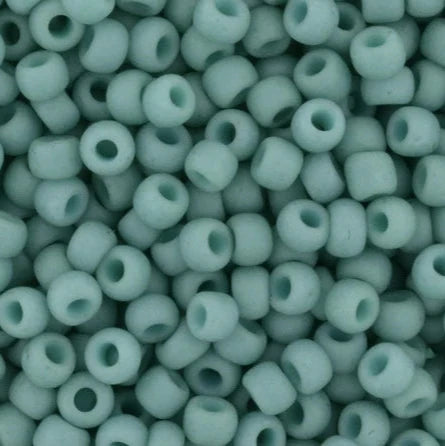 11/0 Toho Seed Beads #2604F Semi Glazed Turquoise 8-9g Vial