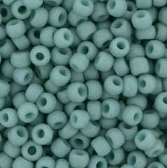 11/0 Toho Seed Beads #2604F Semi Glazed Turquoise 8-9g Vial