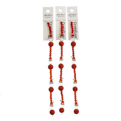 Crystal Lane Holiday Sparkly Santa Stack 7" Strand