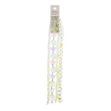 Crystal Lane Ombre Green Roses, Butterflies & Rounds 7in
