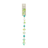 Crystal Lane Mushrooms 13x14mm Blue/Green 7in