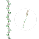 Crystal Lane Pears & Leaves White 7in