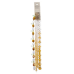 Crystal Lane Teardrops, Pears & Rondelles Honey Mix 7in