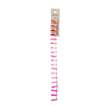 Crystal Lane Teardrop 8x14mm Yellow & Pink 7in