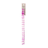 Crystal Lane Teardrop 8x14mm Pink 7in