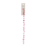 Crystal Lane Flowers 6x8mm Red 7in
