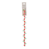 Crystal Lane Pears & Leaves Red 7in