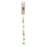 Crystal Lane Tulips 14x16mm Pink & Red 7in