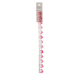 Crystal Lane Petals 12x15mm Red & Clear 7in