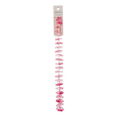 Crystal Lane Flowers Forget Me Not 15mm Red 7in